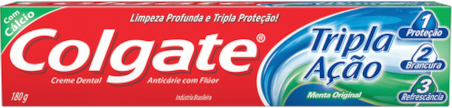 Creme Dental Colgate Tripla Ação Menta Original 180G