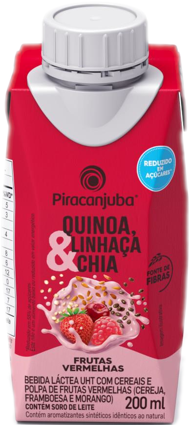 Bebida Láctea Piracanjuba Frutas Vermelhas 200Ml