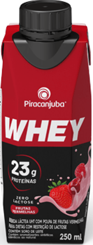 Bebida Lactea Piracanjuba 250ml Whey Zl F.vermelha