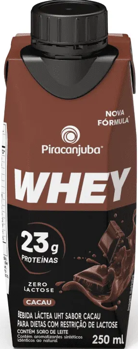 Bebida Láctea Piracanjuba Whey Cacau 250ml