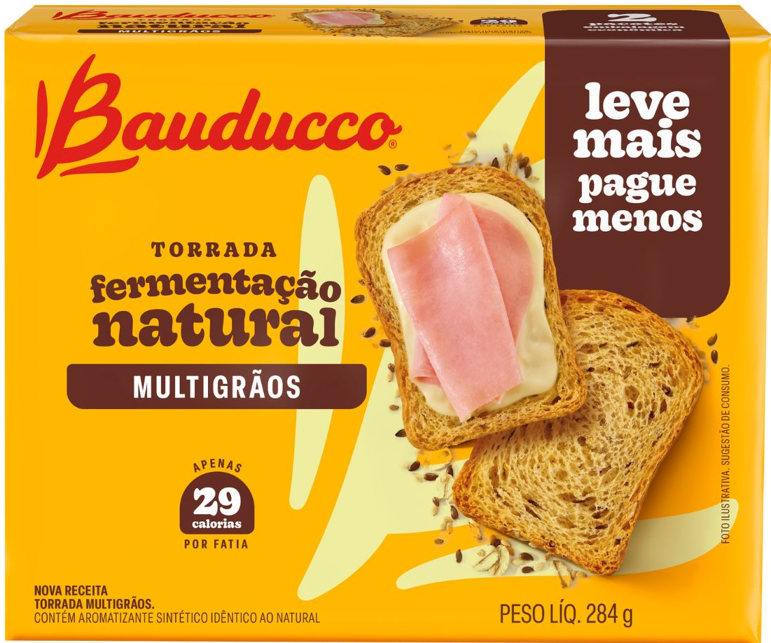 Torrada Bauducco Multi Grãos 284g