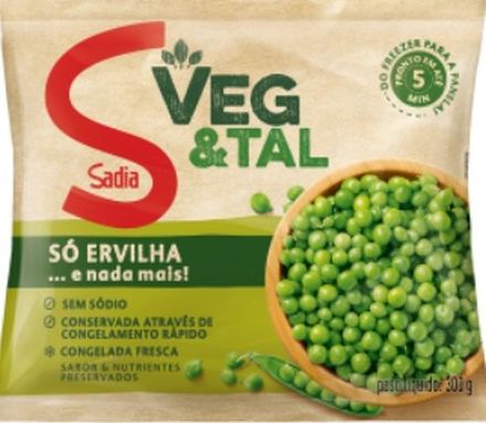 Ervilha Congelada Sadia Vegetal Pacote 300g