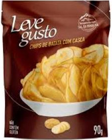 Chips Leve Gusto Batata Com Casca 90g