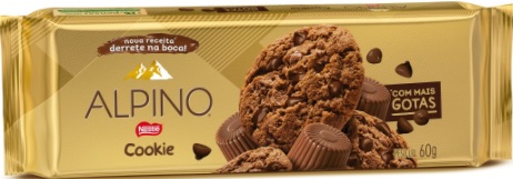 Cookie Alpino Gotas De Chocolate 60g
