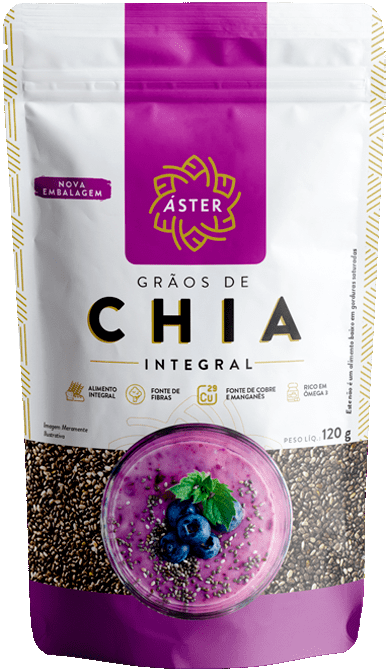 Semente De Chia 120g Aster