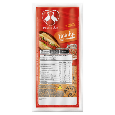 Linguiça Perdigão Mista Cozida Defumada 215g
