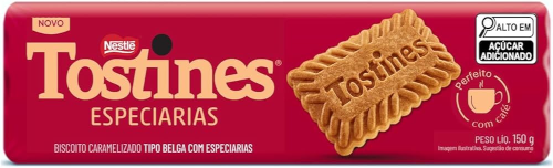 Biscoito Belga Tostines Especiarias Pacote 150g