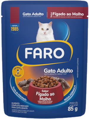 Sache Faro Gatos Adultos Figado 85g