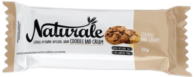 Barra de Cereais Cookies & Cream 22g Naturale
