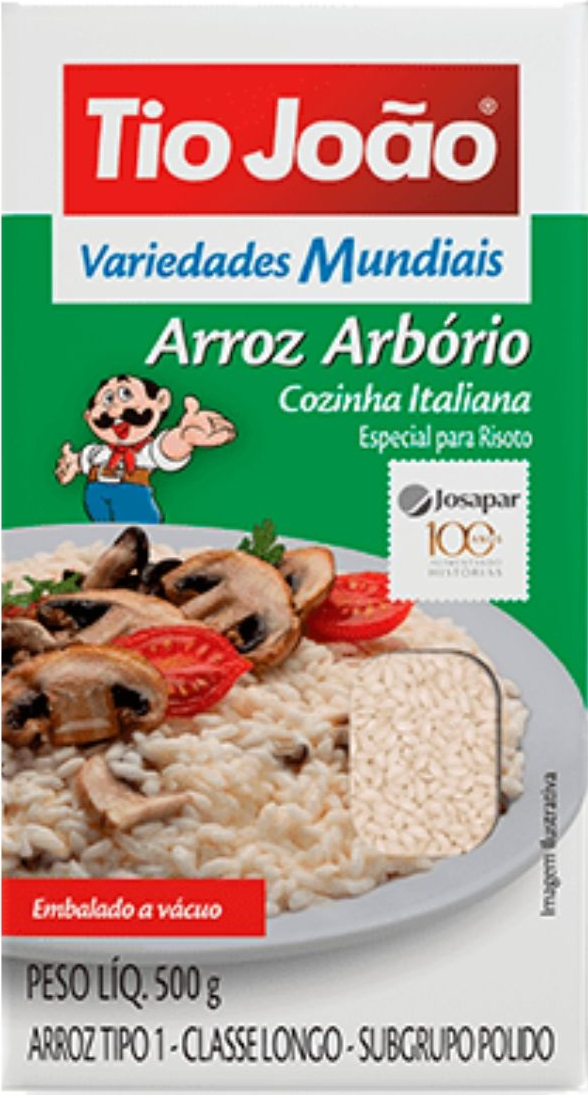 Arroz Arbório Tio João Variedades Mundiais 500g